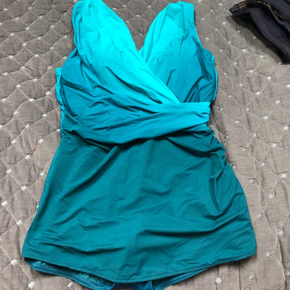 Green Lands’ End One - Piece Swimsuit